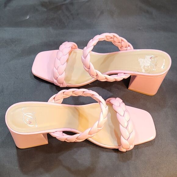 BRAND NEW DELICIOUS TWO BAND  PAILY BRAIDED SANDAL G1 - Picture 5 of 11